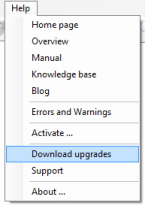 Download upgrades