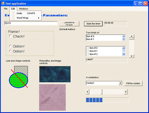 VB Migration Partner - Migrated Test Application