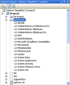 VB Migration Partner - VS References