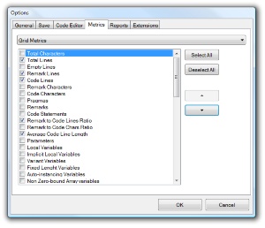 VB Migration Partner - Options (Metrics)